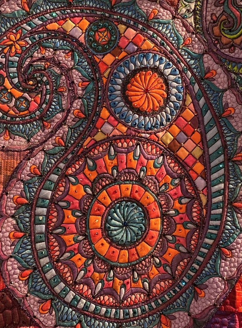 "Boteh Symphony" by Claudia Pfeil - Paisley